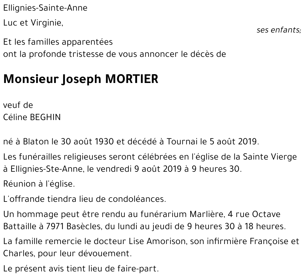 Joseph Mortier