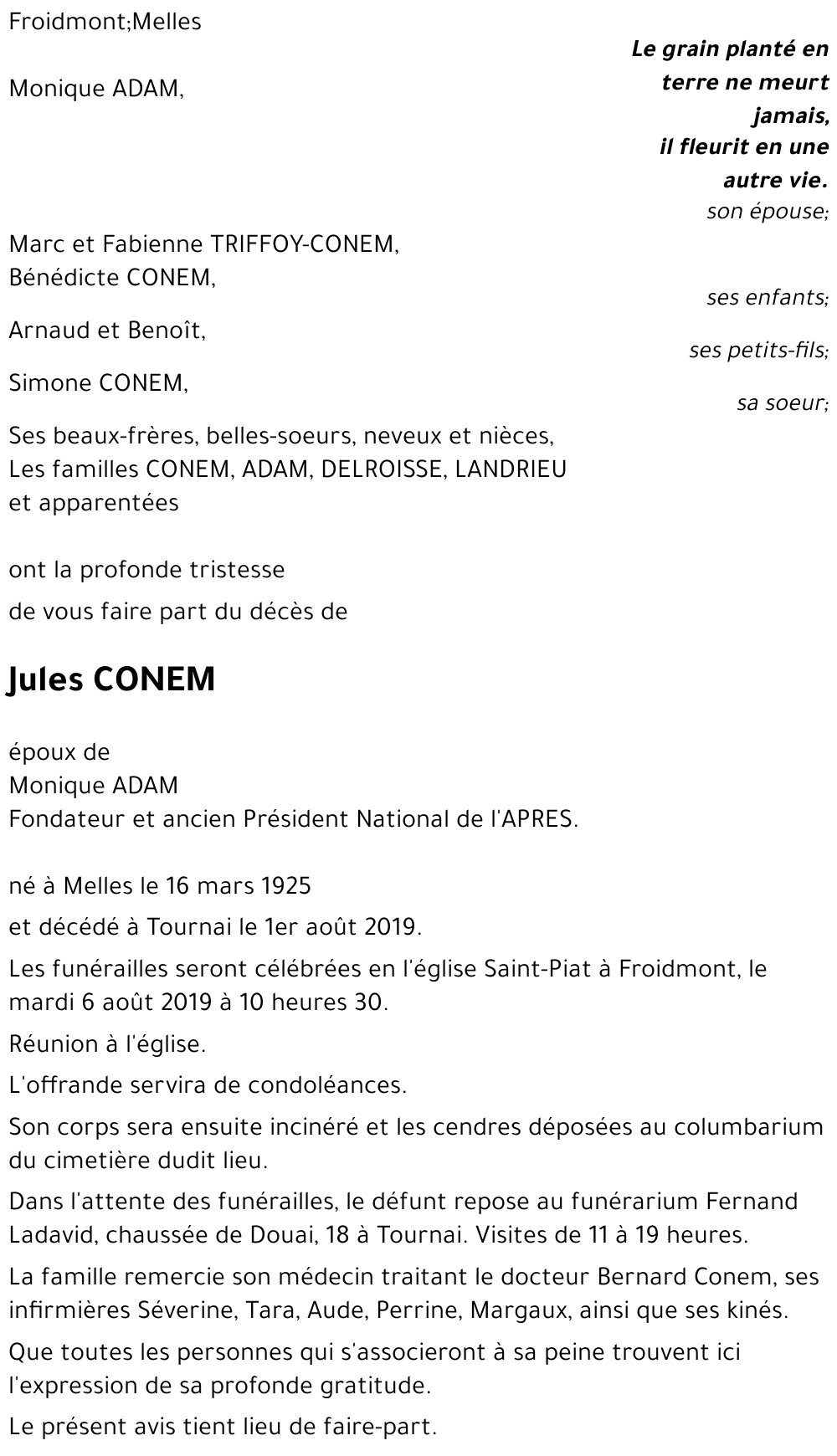 Jules CONEM