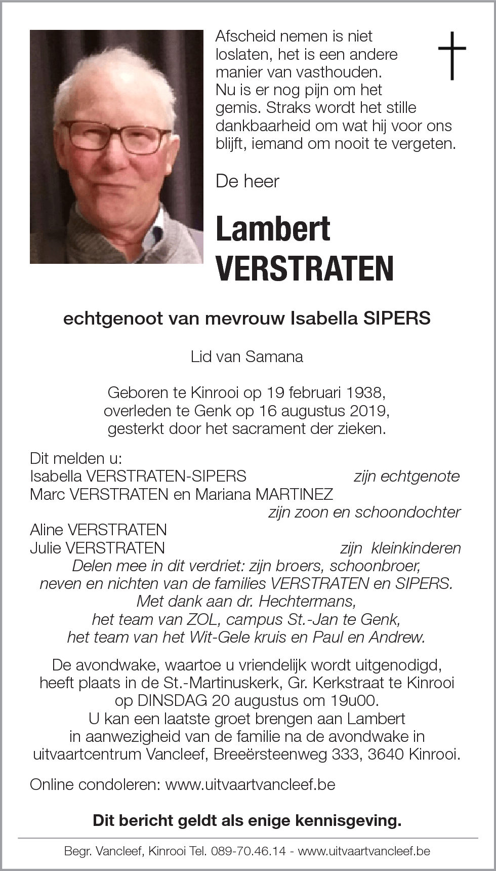 Lambert Verstraten
