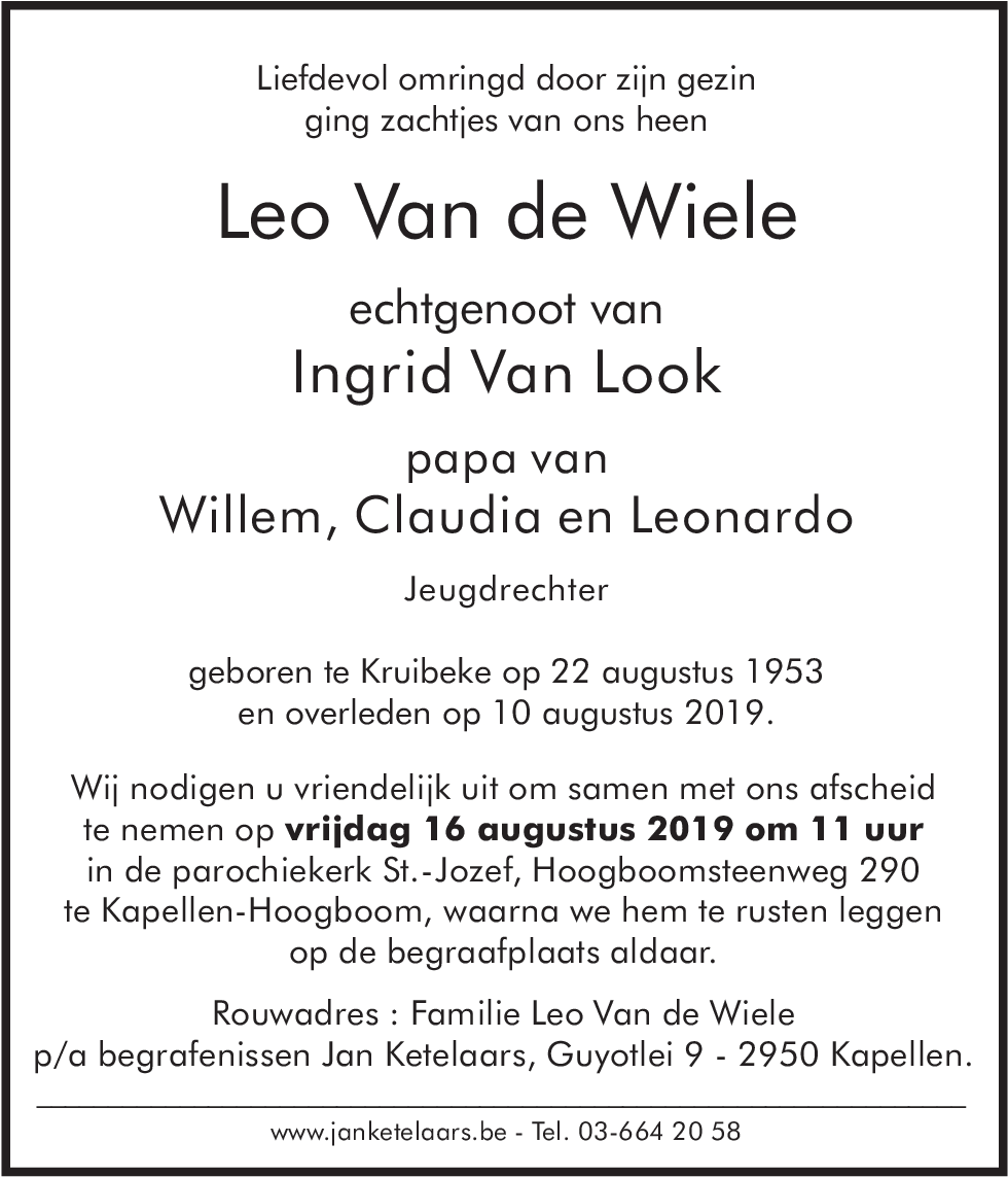 Leo Van de Wiele