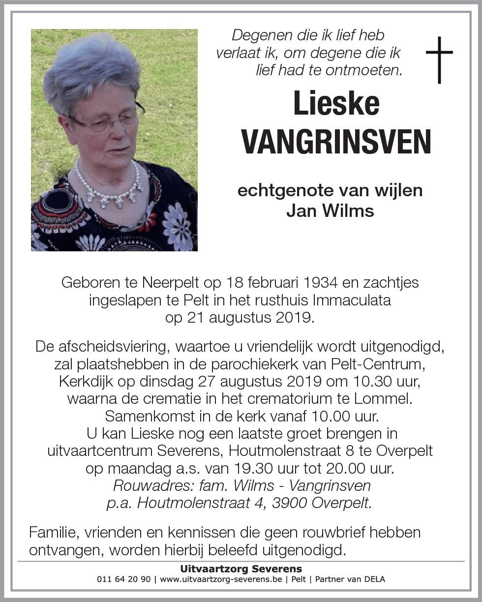 Lieske Vangrinsven