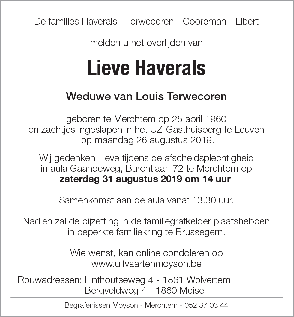 Lieve Haverals