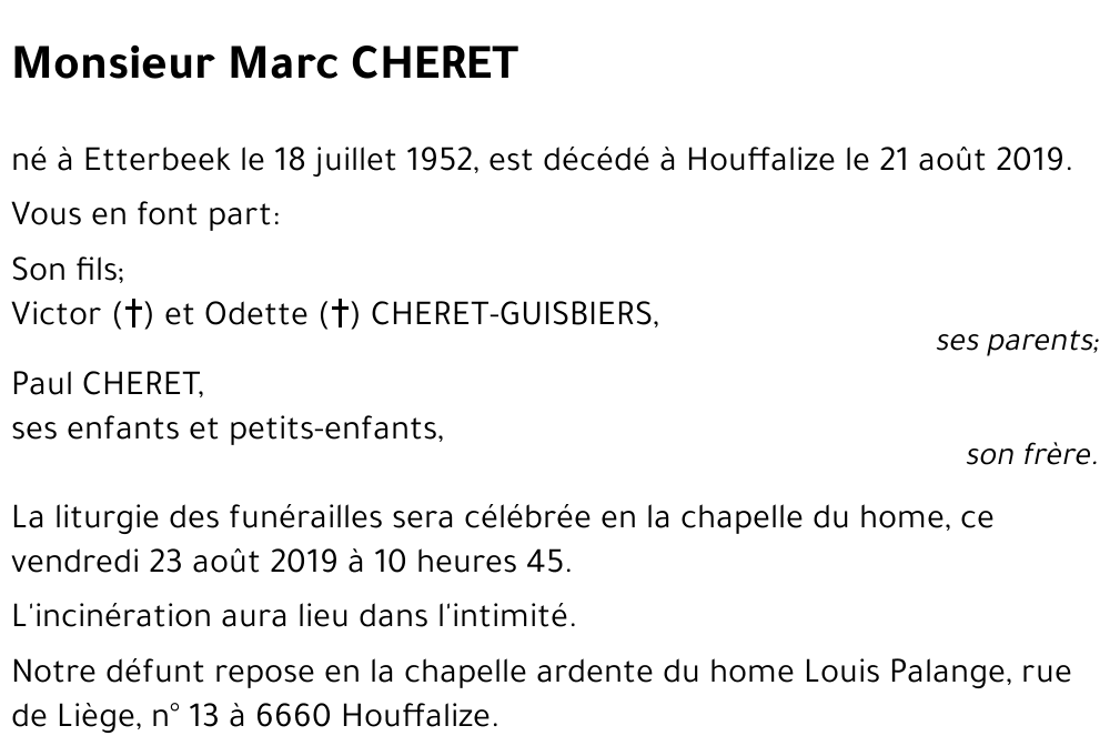 Marc CHERET