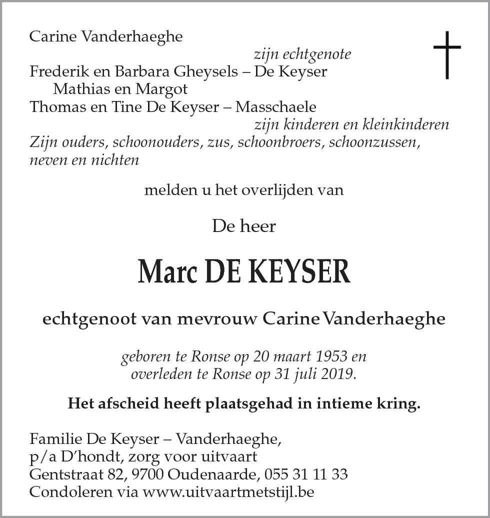 Marc De Keyser