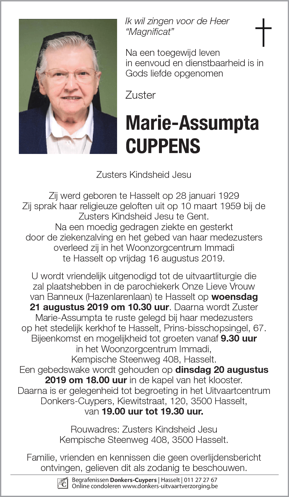 Marie-Assumpta Cuppens