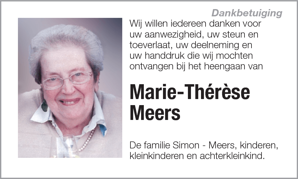 Marie-Thérèse Meers