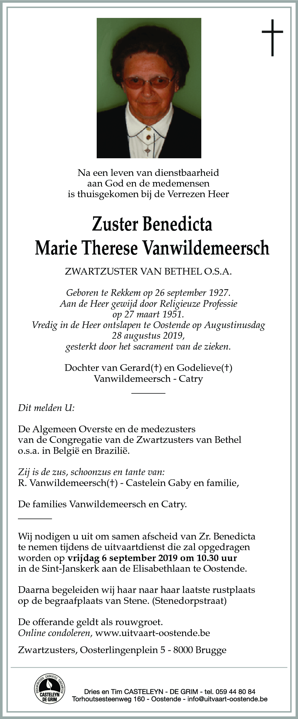 Marie Therese Vanwildemeersch