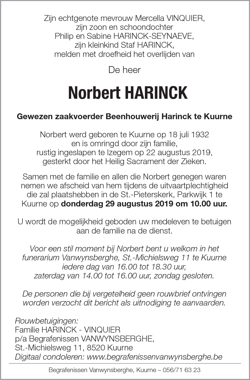 Norbert Harinck