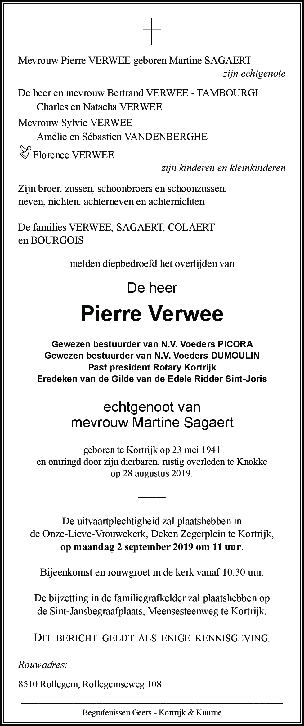Pierre VERWEE