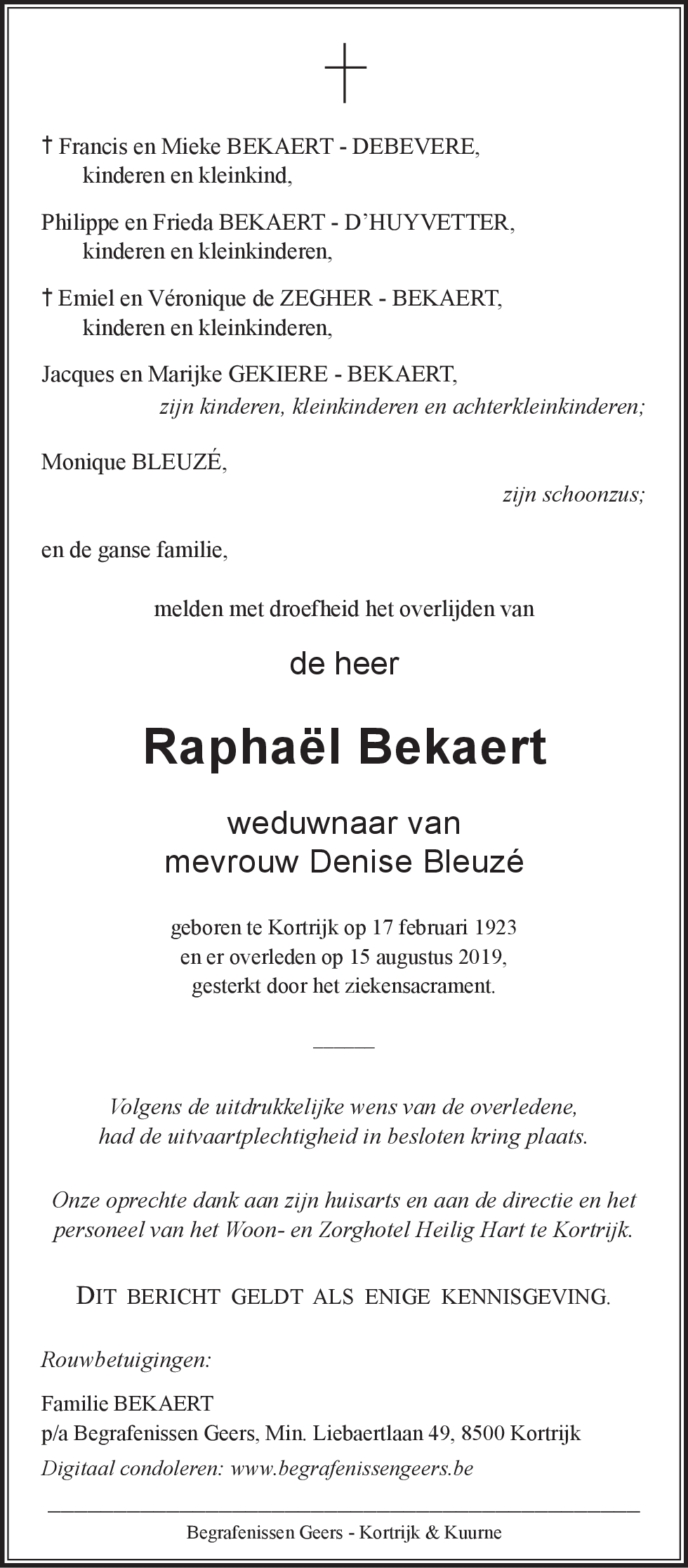 Raphaël BEKAERT