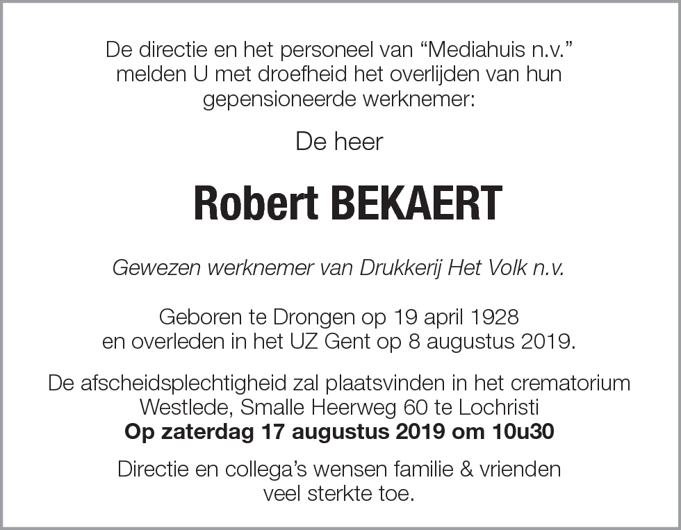 Robert Bekaert