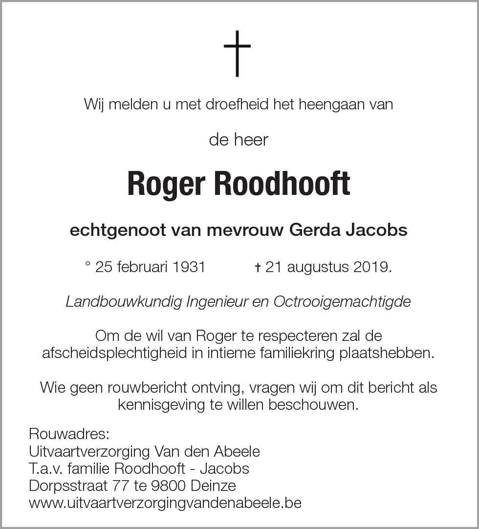 Roger Roodhooft