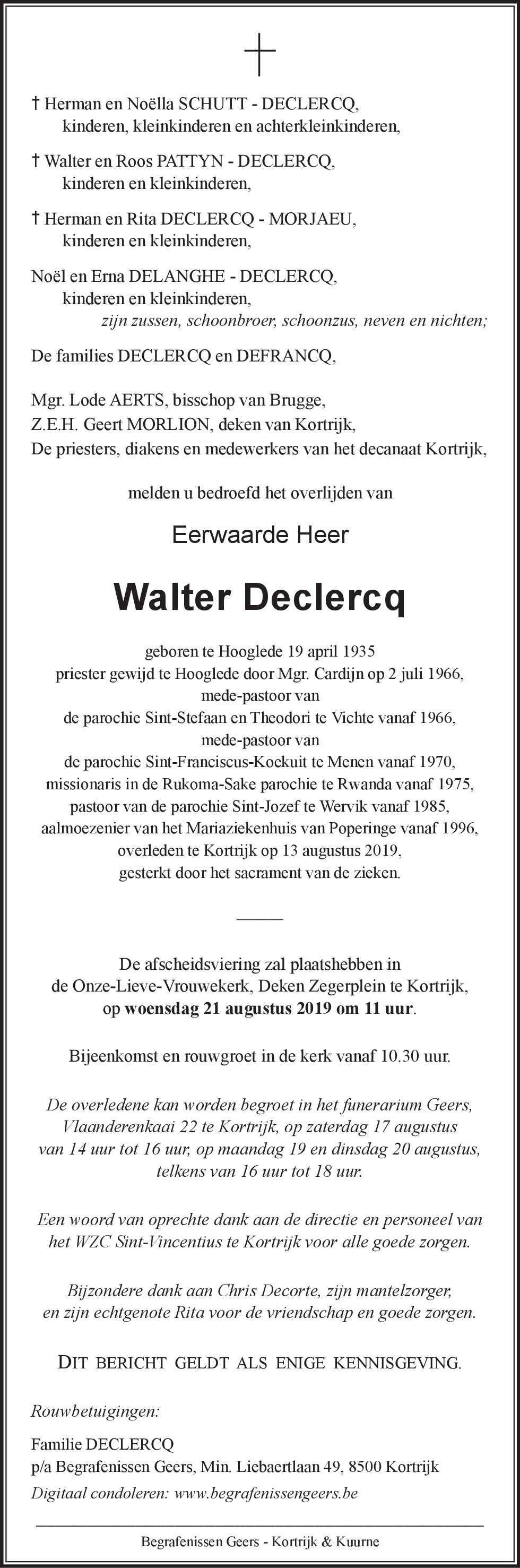 Walter DECLERCQ