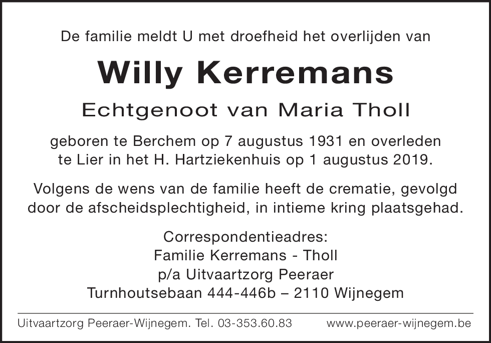 Willy Kerremans