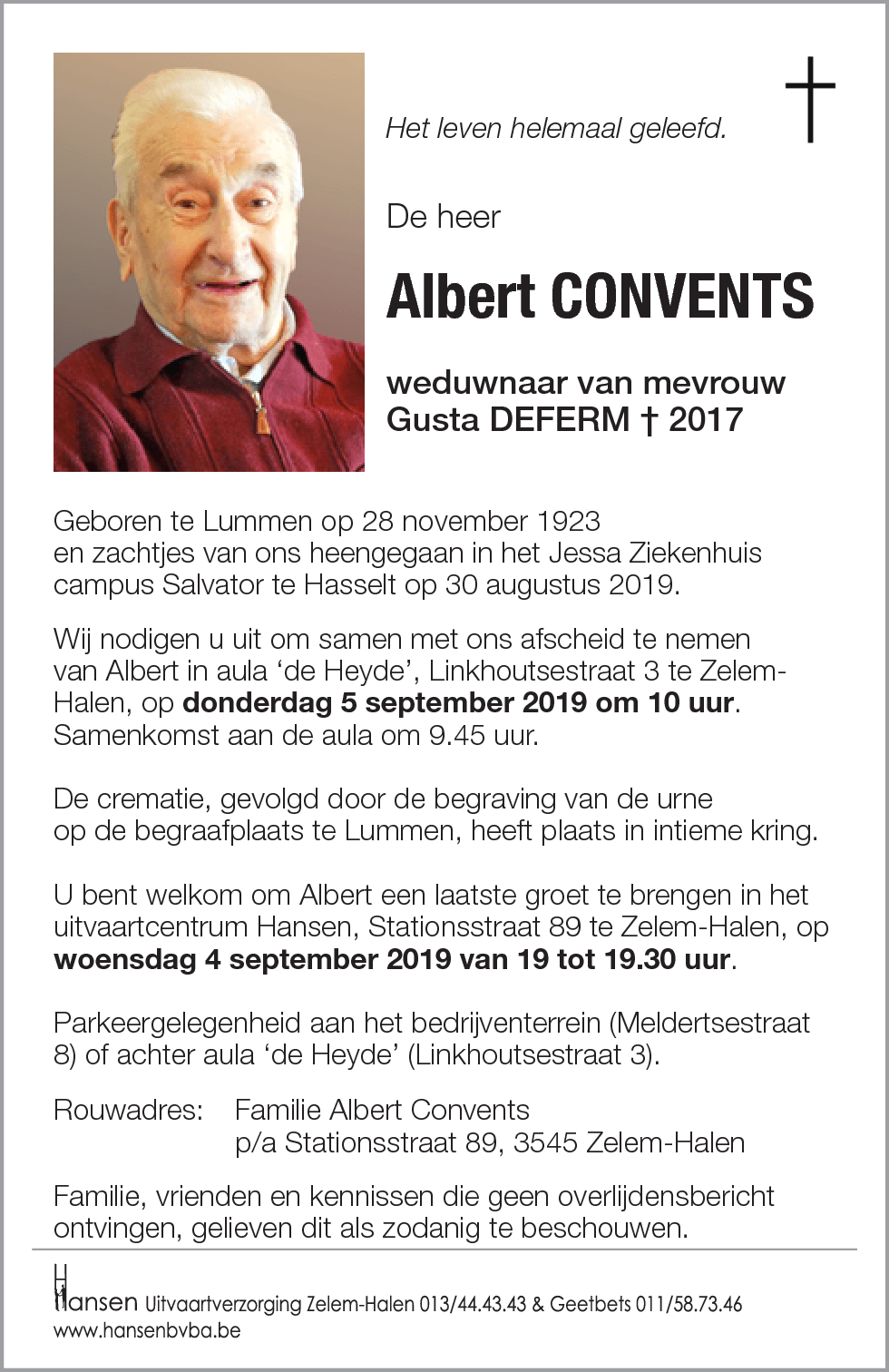 Albert CONVENTS
