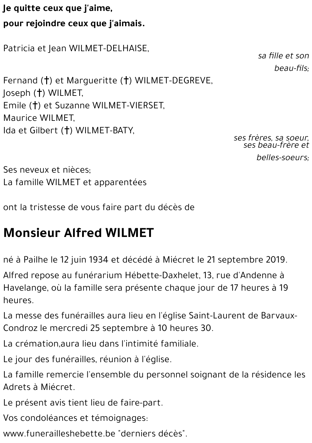 Alfred WILMET