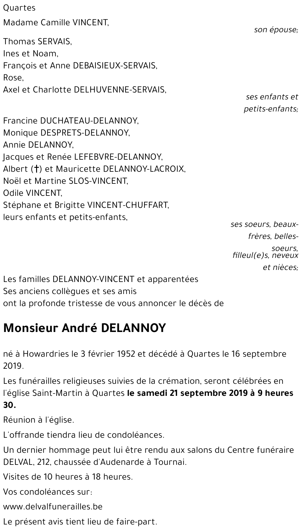 André DELANNOY