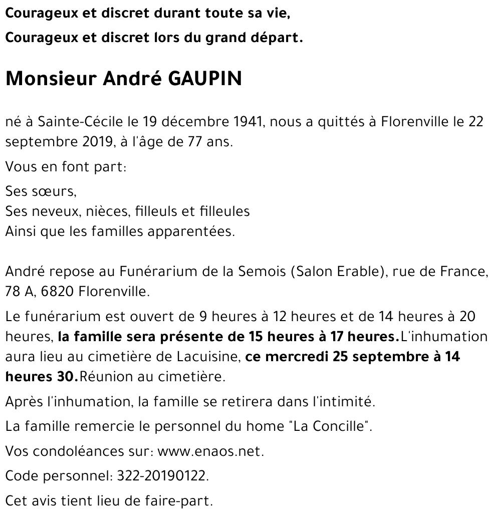 André GAUPIN