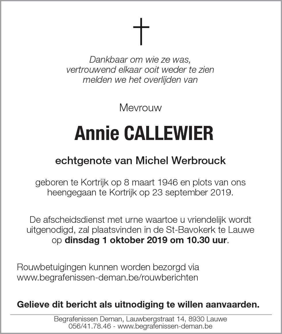 Annie Callewier