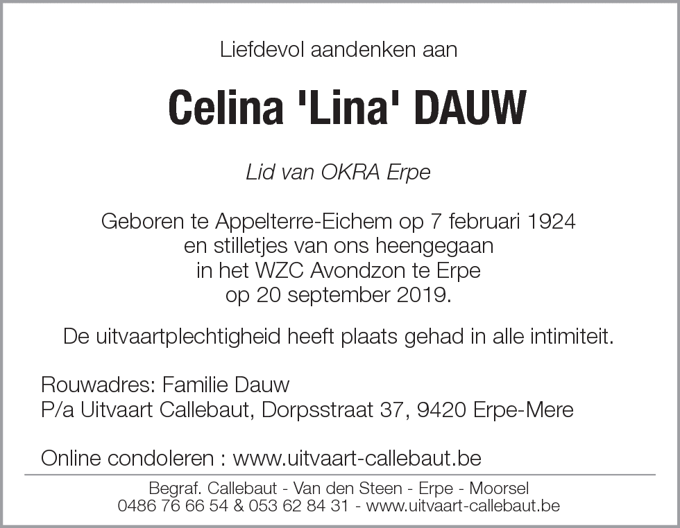 Celina Dauw