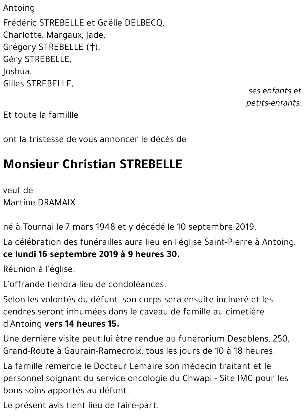 Christian STREBELLE
