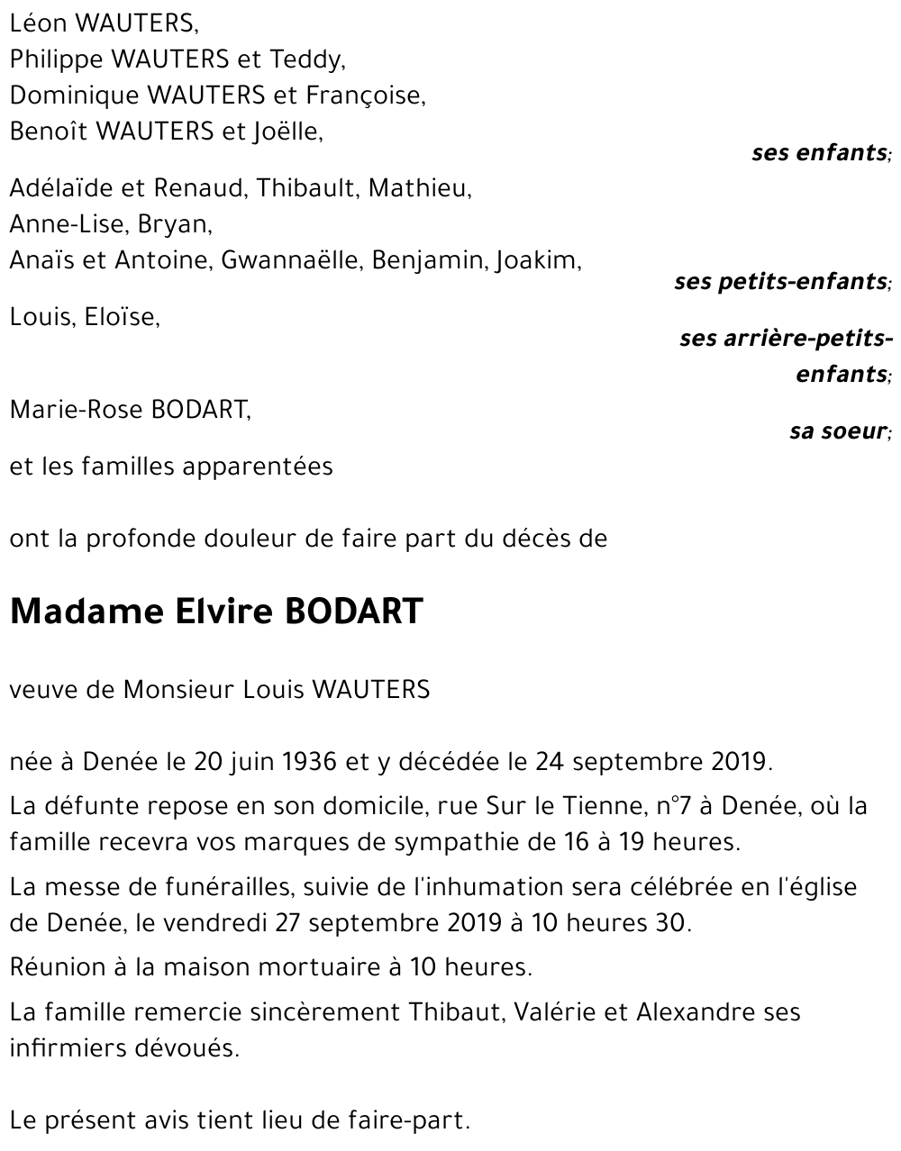 Elvire BODART