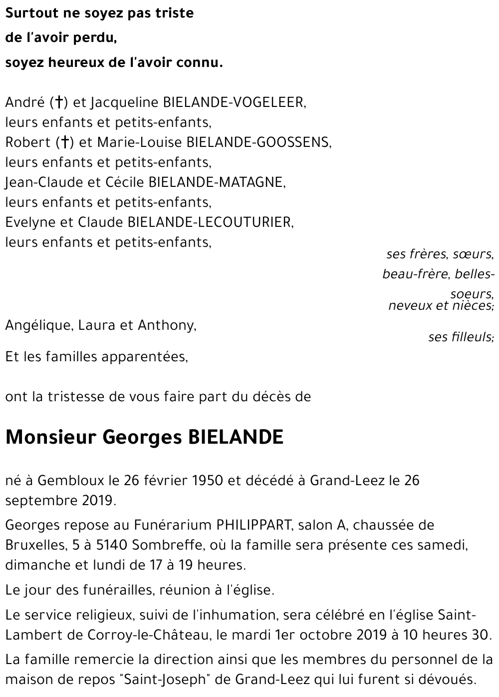 Georges BIELANDE