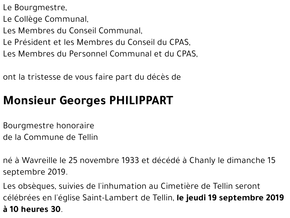 Georges PHILIPPART