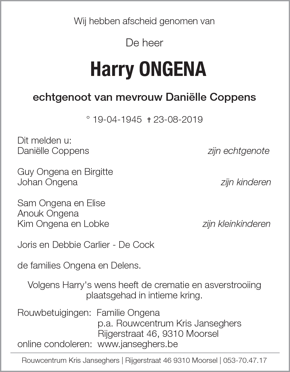 Harry Ongena