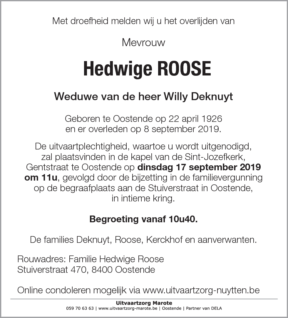 Hedwige Roose