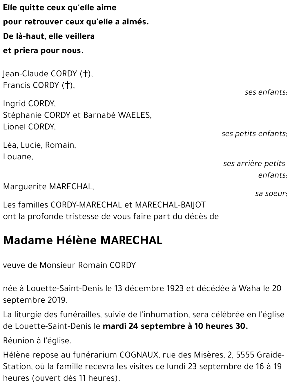 Hélène MARECHAL