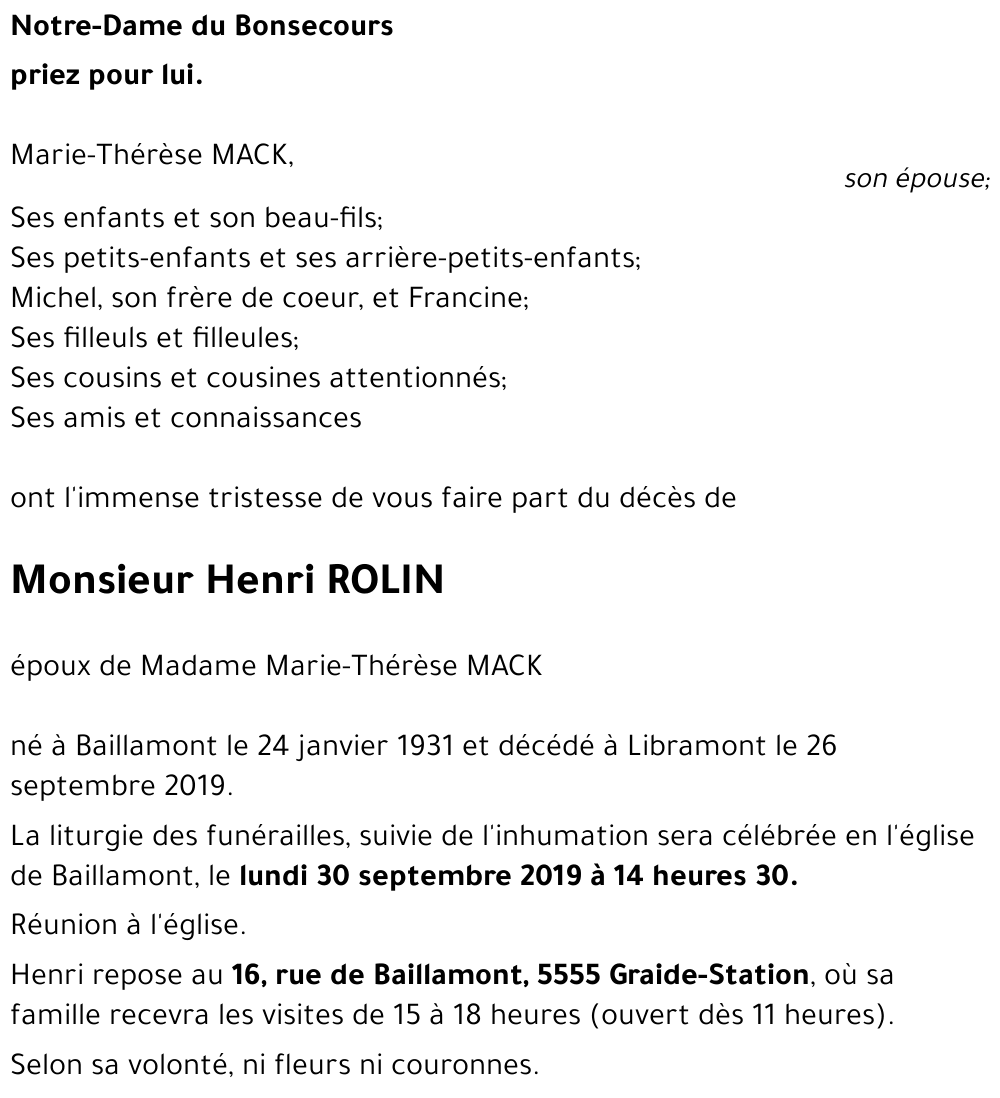 Henri ROLIN