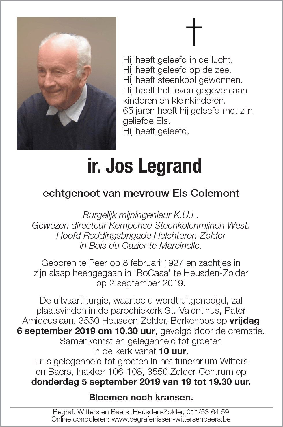 Ir. Jos Legrand