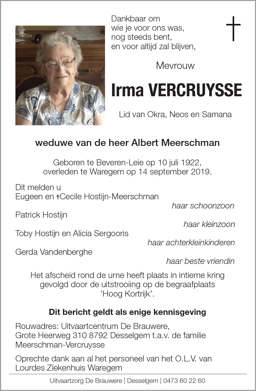 Irma Vercruysse