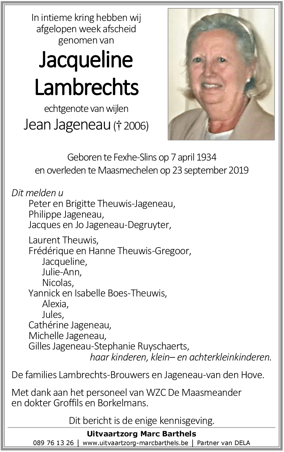 Jacqueline Lambrechts