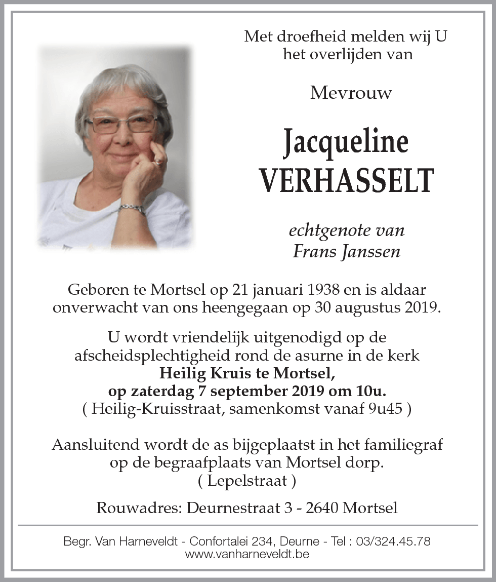 Jacqueline Verhasselt