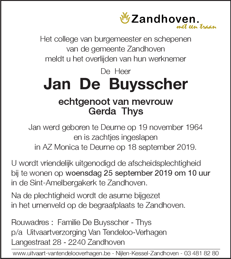 Jan De Buysscher