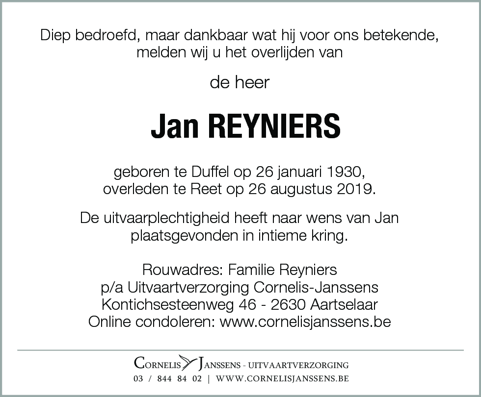 Jan Reyniers
