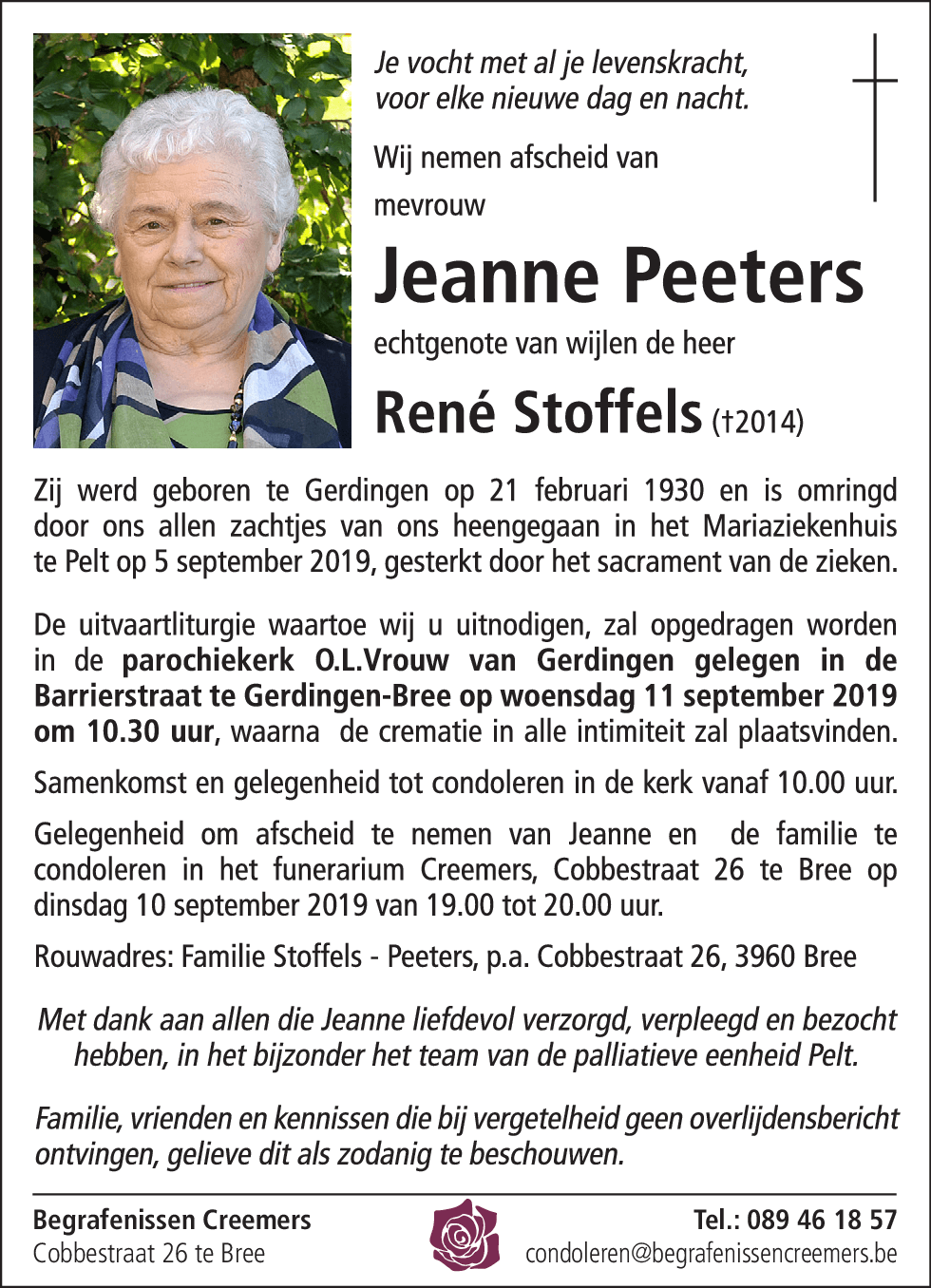 Jeanne Peeters
