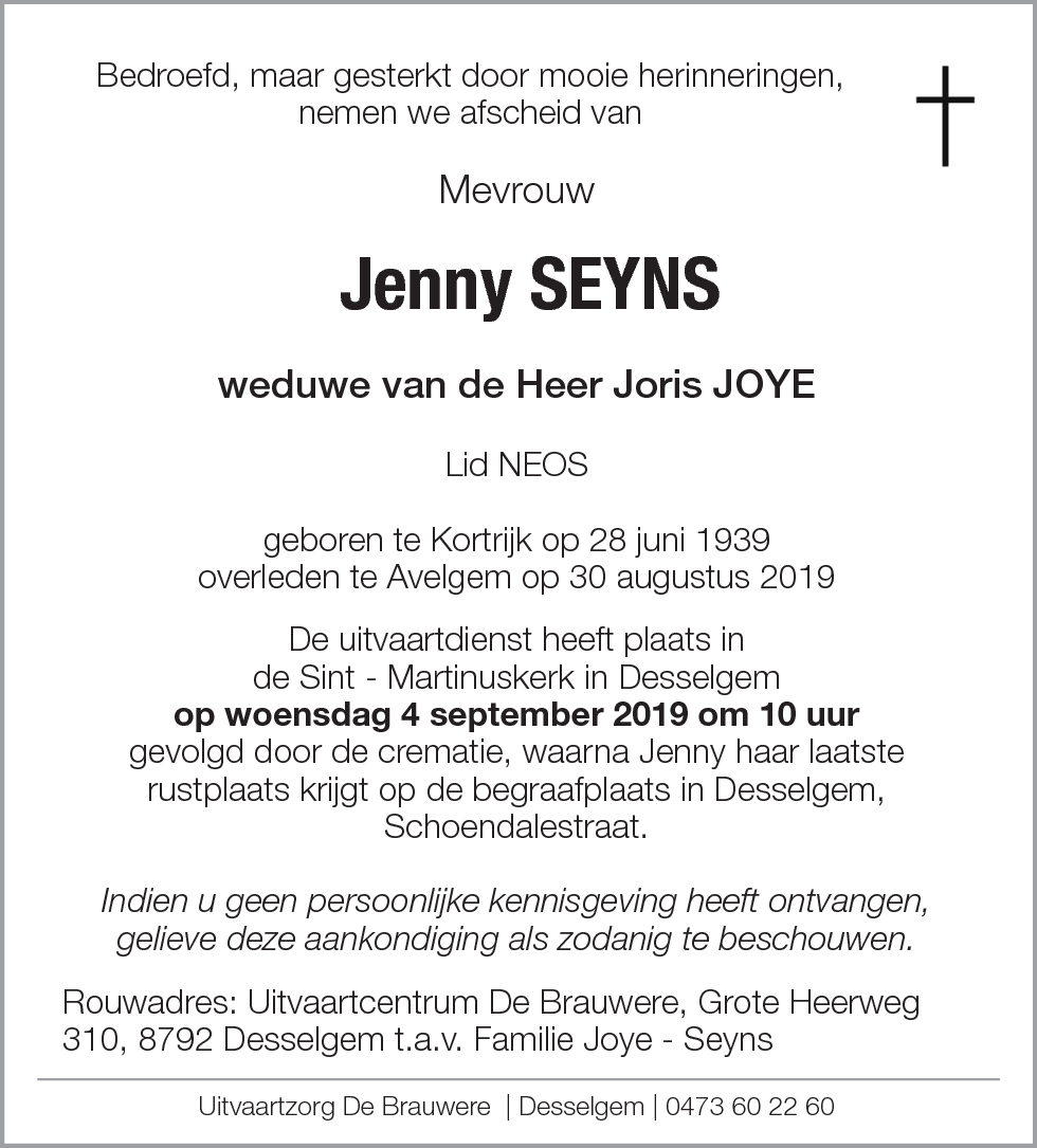 Jenny Seyns