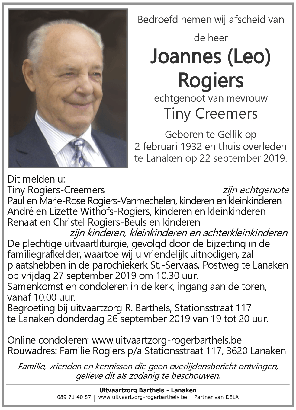 Joannes (Leo) Rogiers