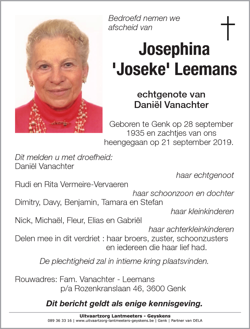 Josephina Leemans