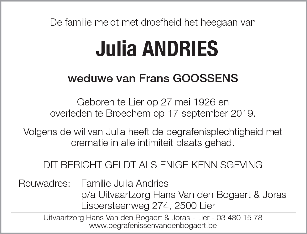 Julia Andries