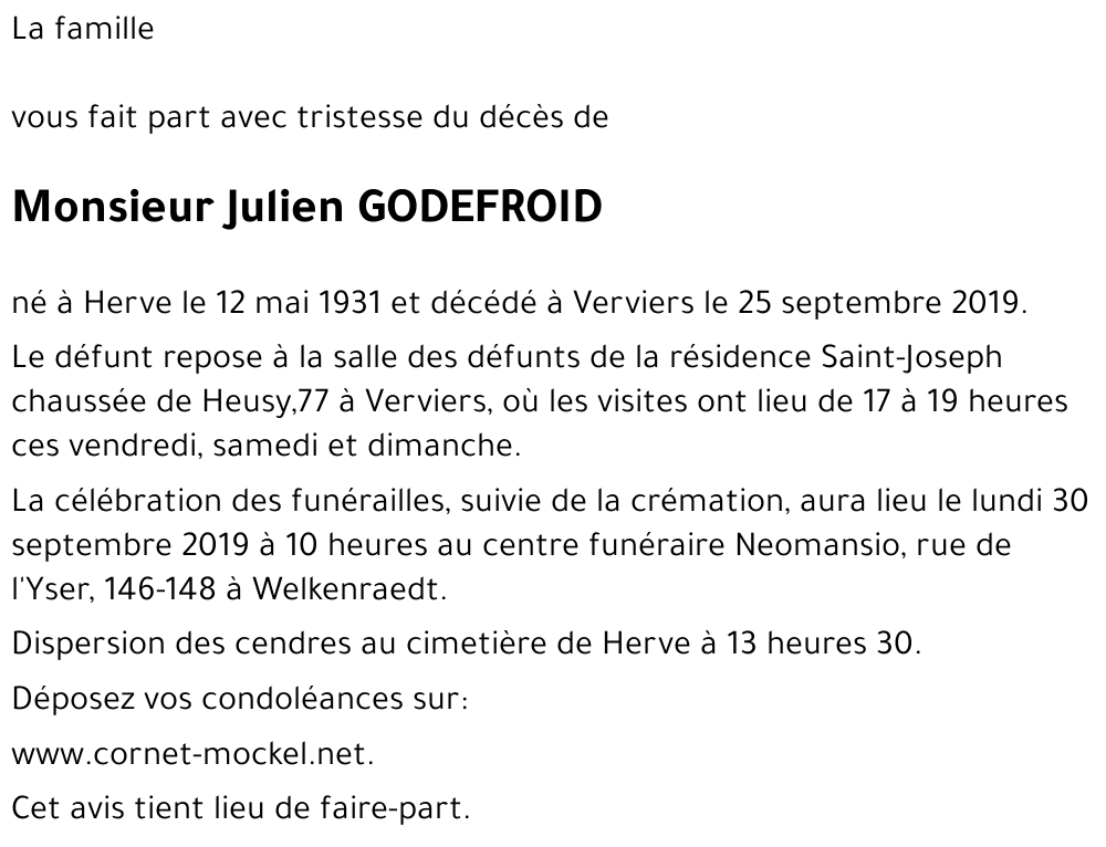 Julien GODEFROID