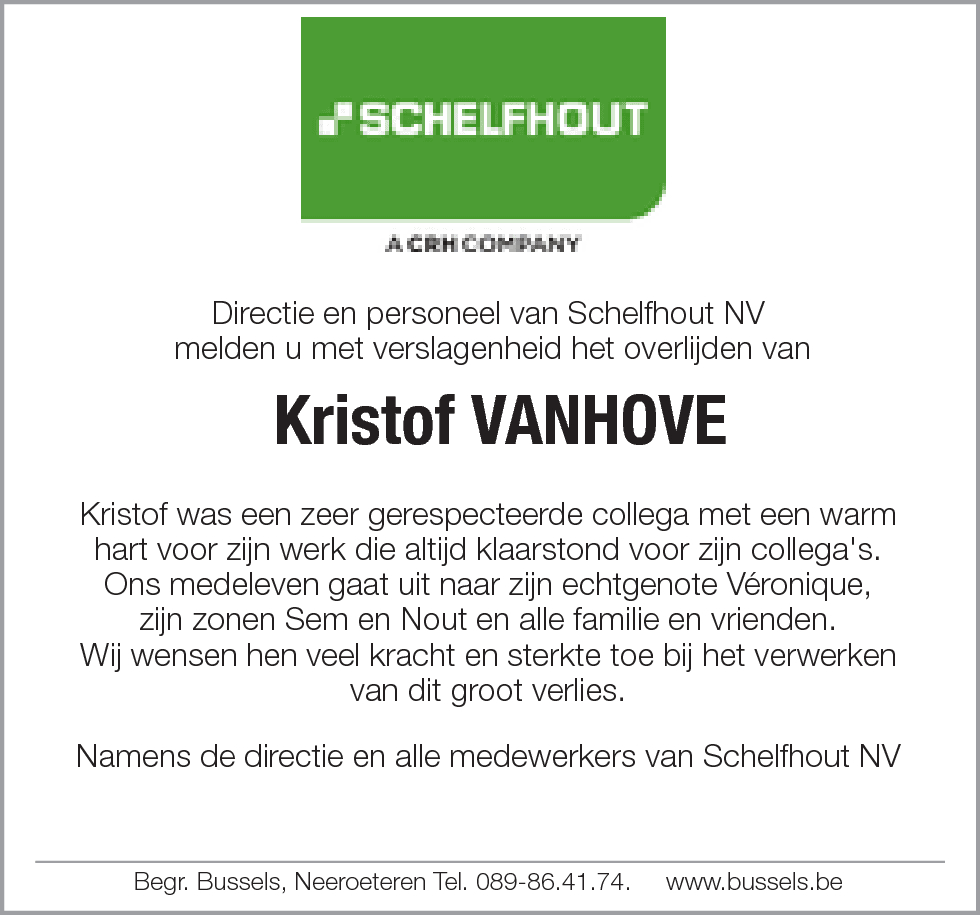 Kristof VANHOVE