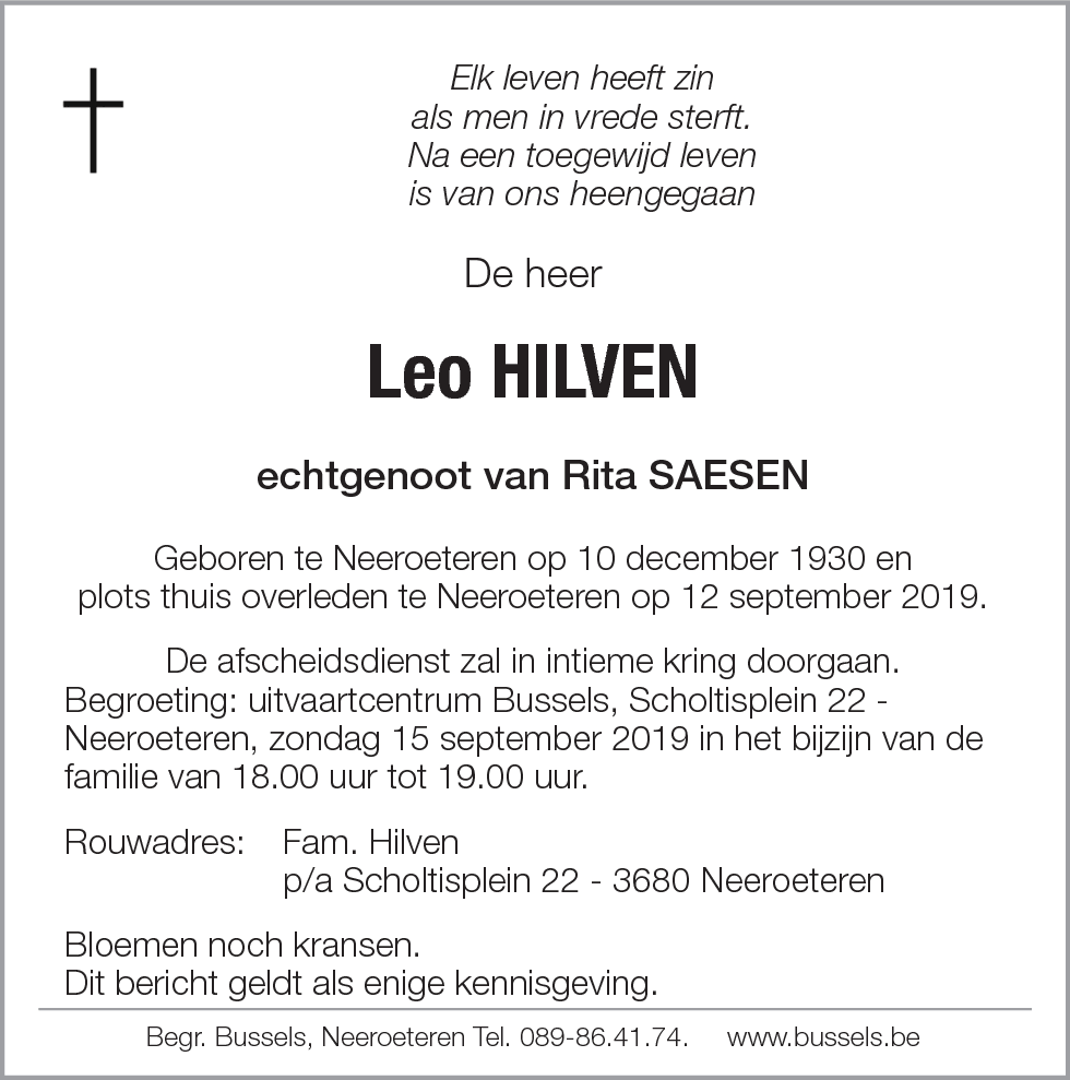 Leo HILVEN