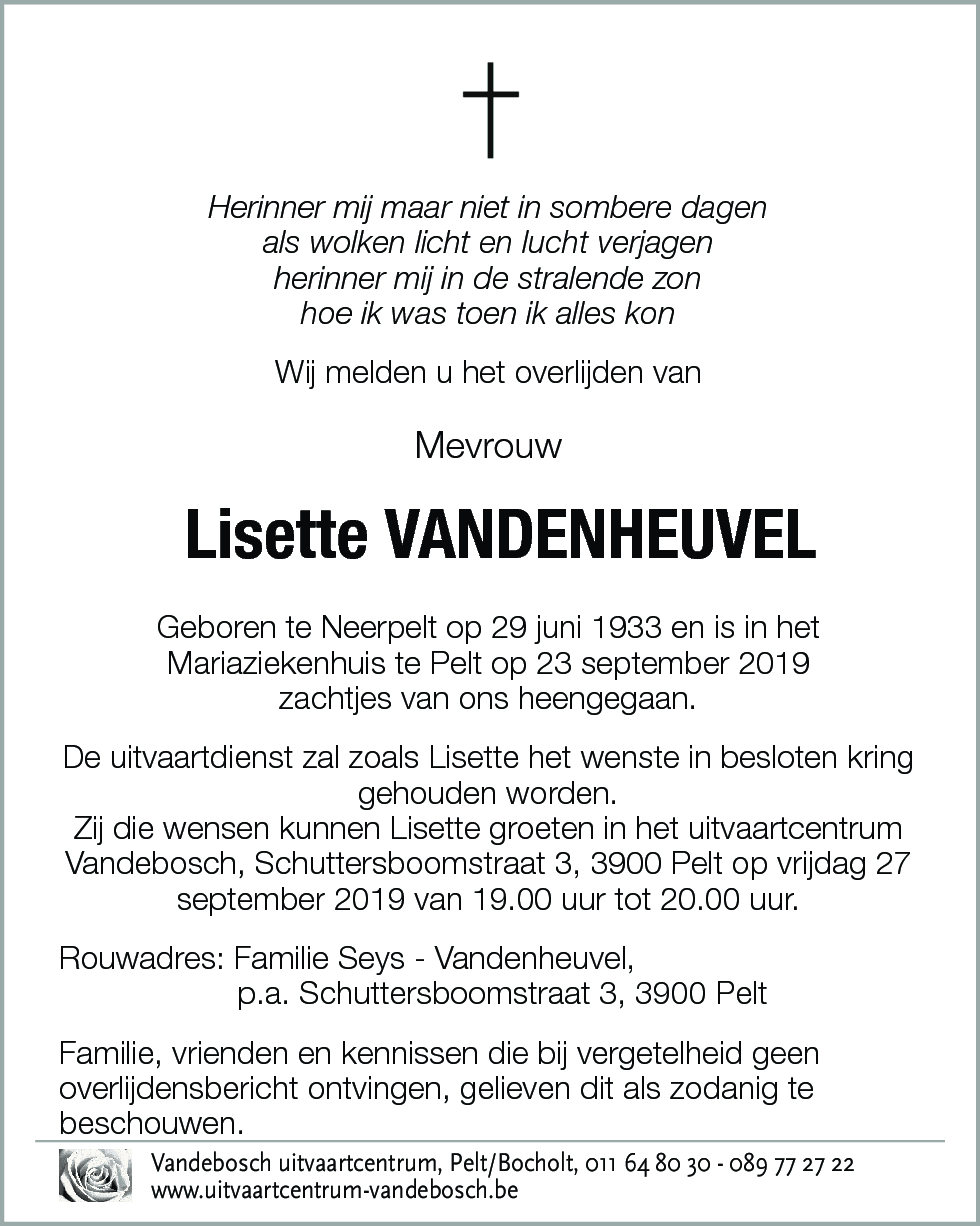 Lisette VANDENHEUVEL