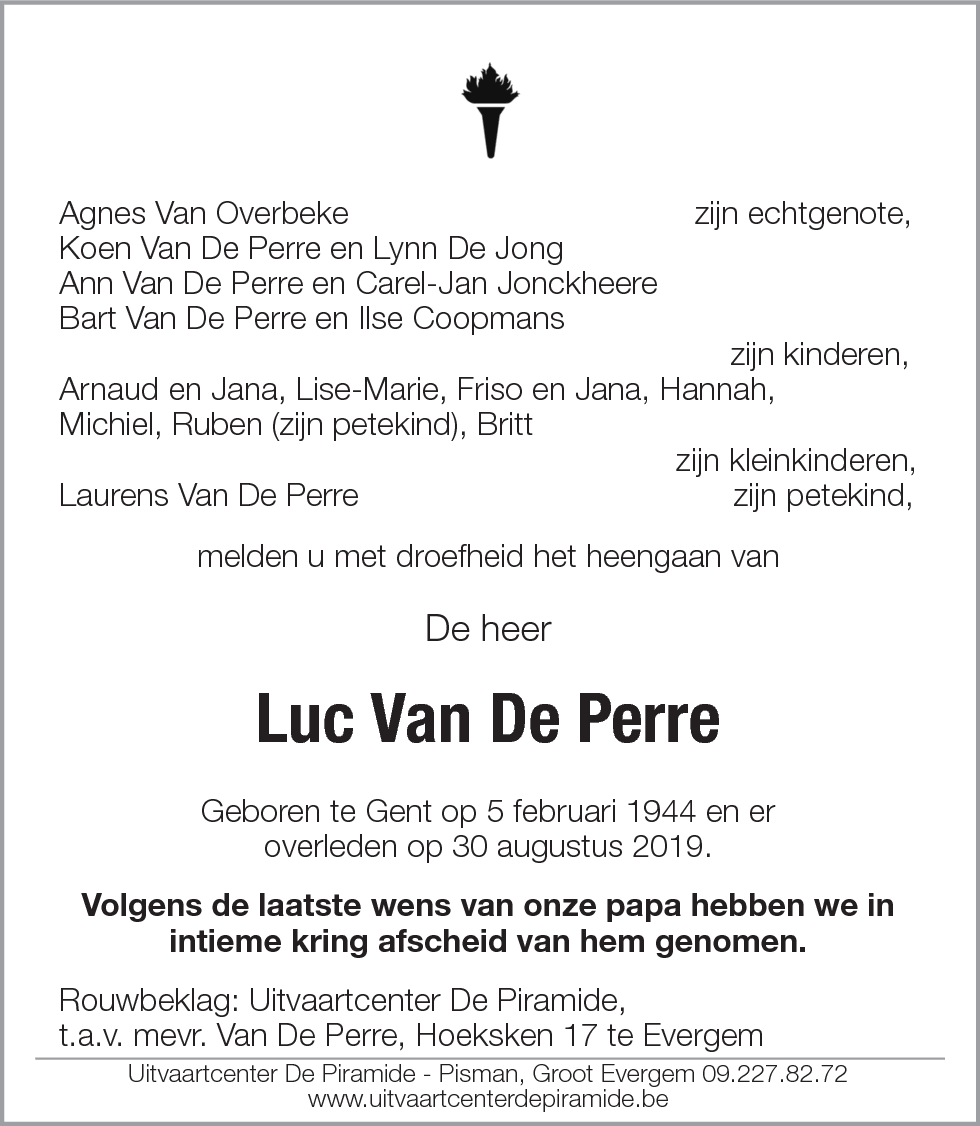 Luc Van De Perre