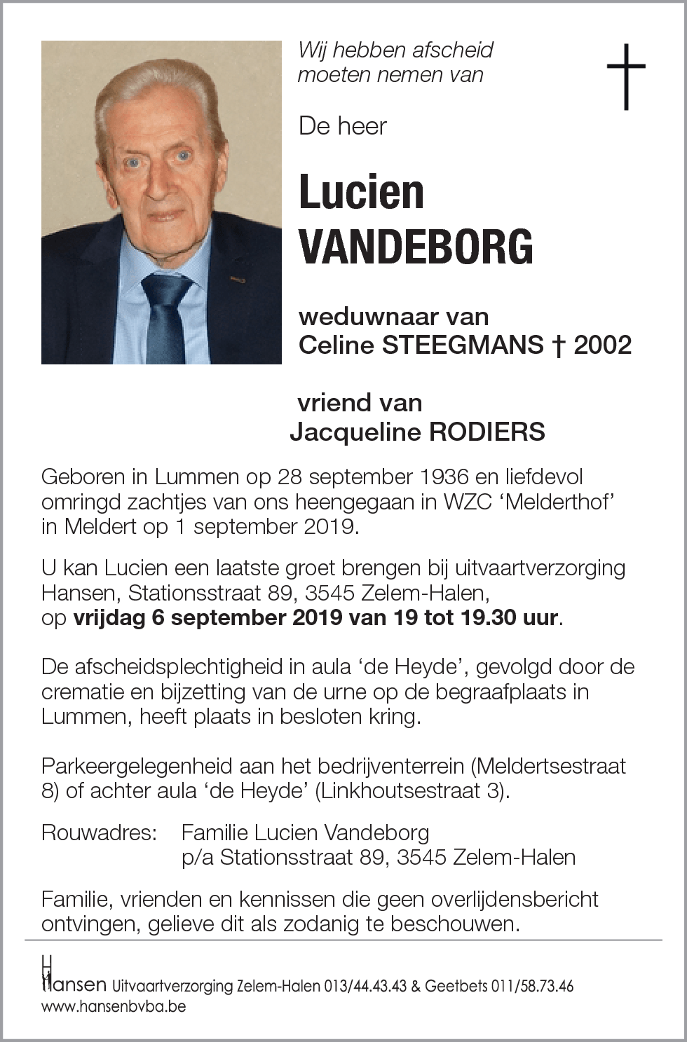Lucien VANDEBORG