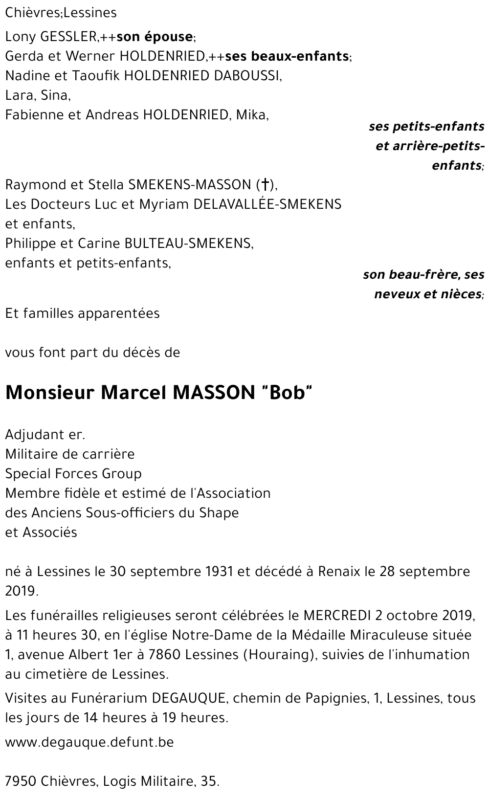 Marcel MASSON